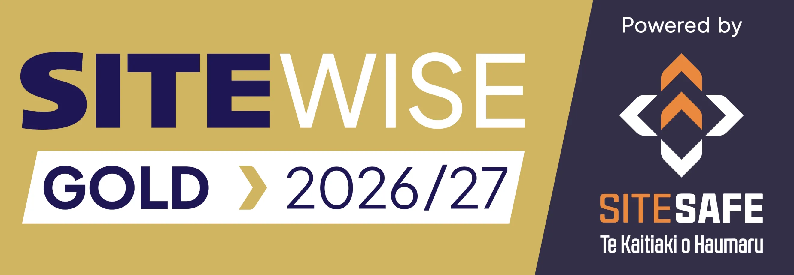SiteWise Gold 2026/27 logo